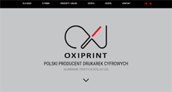 Desktop Screenshot of oxiprint.com