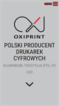 Mobile Screenshot of oxiprint.com